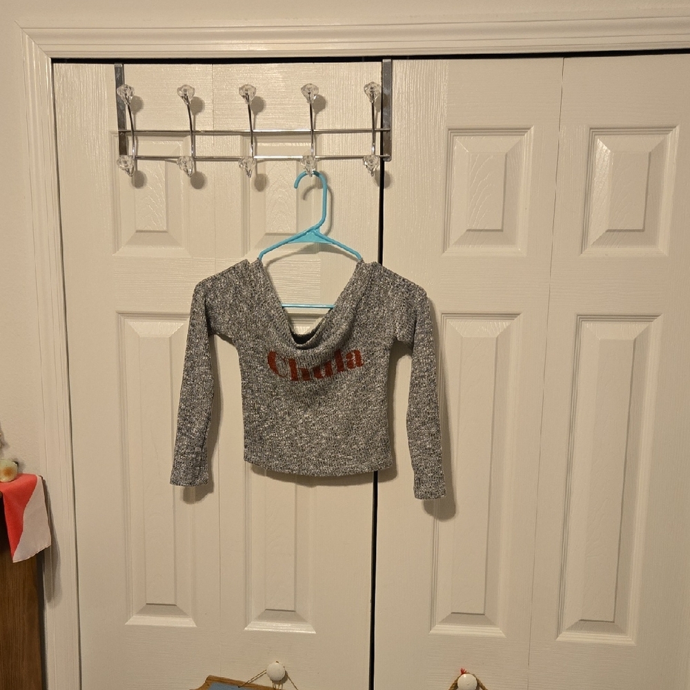 Gray Women's Crop Top